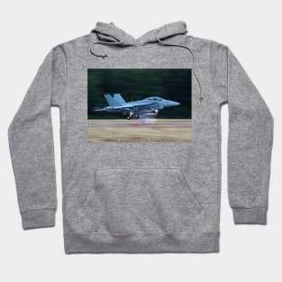 EA-18G Growler Super Hornet FCLP 12 Hoodie